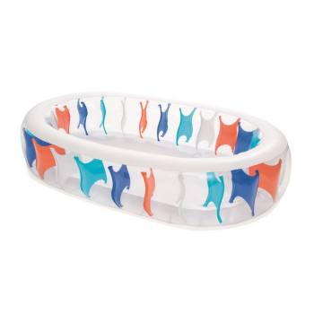 Dmuchany Basen rodzinny Elipsa 229x152x51cm BESTWAY + Łatka naprawcza